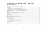 Submissions to the Call for Evidence - Contents (K-W) · Submissions to the Call for Evidence Contents (K-W) ... the business was put at a competitive disadvantage with its European