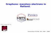 Graphene: massless electrons in Graphene: …erossi/Talks/University_of_Chile...Graphene: massless electrons in Graphene: massless electrons in flatland. Work supported by: University