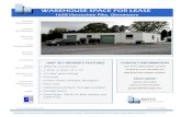 WAREHOUSE SPACE FOR LEASE - briterealty.com Sales and Leasing Lease Administration Financial Analysis Consulting Project Management ... 1628 Horseshoe Pike, ...