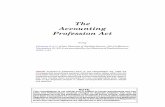 The Accounting Profession Act - Saskatchewan · 3 ACCTIG PESSI c. A-3.1 CHAPTER A-3.1 An Act respecting the Accounting Profession and the Institute of Chartered Professional Accountants