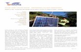 SOLAR HOME SYSTEM REPAIR - EMPOWERING ... HOME SYSTEM REPAIR - EMPOWERING VILLAGE FRANCHISEES PROJECT’S AIM: TO RESTORE AND EXPAND SOLAR ENERGY ACCESS TO HOMES IN RURAL THAILAND