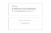 Solidification and Crystallisationteacher.buet.ac.bd/bazlurrashid/mme345/Lec 08.pdfMME 345 Lecture 08 Solidification and Crystallisation 5. Formation of and control of granular structure