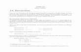 Prasun Dewan 16. Recursion - Computer Sciencecarterjl/teaching/notes/16_Recursion_Notes.pdf · 16. Recursion Loops are one ... Let us return the factorial of the absolute value of