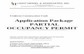 Application Package PARTIAL OCCUPANCY PERMITlight-heigel.com/Info/Forms/Partial Occupancy Permit.pdf ·  · 2008-04-30Please submit this application package and all required documents