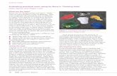 Evaluating practical work using de Bono’s ‘Thinking Hats’ · 16 SSR June 2010, 91(337) Science notes What are the hats? There are six Thinking Hats (de Bono, 1999), each of