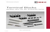 Terminal Blocks - IDEC Global Blocks/EP1147...Terminal Blocks 4 Current vs. Temperature Rise at Bus Bars How to read the graph When using IDEC terminal blocks, make sure that the operating