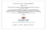 COLLECTIVE AGREEMENT Between … 669 Unifor 2014-2017.pdfcollective agreement between international photographer guild local 669 of the international alliance of theatrical stage employees,