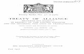 TREATY OF ALLIANCE - UK Treaties Onlinetreaties.fco.gov.uk/docs/pdf/1946/TS0032.pdfTREATY OF ALLIANCE BETWEEN HIS MAJESTY IN RESPECT OF THE UNITED KINGDOM AND HIS HIGHNESS THE AMIR