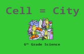 Cell City Analogy - Kyrene School District€¦ · PPT file · Web view · 2016-01-26A cell can be compared to a city! Each part of the cell has its own function or purpose. The