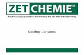 KSS-Schulung fr externe ZET CHEMIE   honing oils, deep-drawing oils, punching oils, broaching oils, lapping oils. Stand 07.2015 Cooling lubricants 8 Emulsions