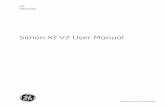 Simon XT V2 User Manual - SAFE SECURITY XT User ver 2.pdfContact information For contact information see our Web site: . ... arm the system (doors, ... Simon XT V2 User Manual 7 .