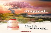 magical - Yakult GByakult.co.uk/files/8614/9631/2505/Yakult-Product-Leaflet-2017.pdfYakult Ladies Then in 1963 Dr Shirota set up his pioneering Yakult Ladies delivery scheme employing