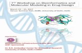 6th Workshop on Bioinformatics and Molecular Modeling …acbrdu.edu/pdf/Workshop_Brochure_10022017.pdf ·  · 2017-02-107th Workshop on Bioinformatics and Molecular Modeling in Drug