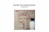 BASIC WATER SIZING - Rslogical Homerslogical.com/docs/BasicWaterSizingTest1.pdf · 1 SIZING THE WATER DISTRIBUTION SYSTEM Water distribution systems that are sized properly will not