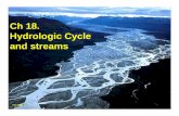 Ch 18. Hydrologic Cycle and streamsruby.colorado.edu/~smyth/G1010/18Streams-Eric.pdf · 1. the hydrologic cycle “reservoirs ... • Interval between floods depends on climate, ...