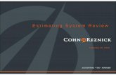 Estimating System Review - GovCon360 | 360 Degrees of ...govcon360.com/wp-content/uploads/2015/10/Estimating-System-LL... · Estimating System Review ... accumulation of historical
