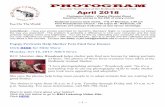 PHOTOGRAM - redlandscameraclub.org 2018 04.pdf · Photogram are copyrighted. No material herein may be reproduced in any manner without the written permission of either the Editor