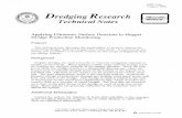Dredging Research - DOTS | Home ·  · 2013-10-23Dredging Research Technical Notes ... in the hopper by the vessel load/displacement table which describes the ... on a chart in the