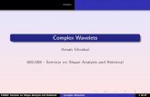Complex Wavelets - Department of Computer Sciencemisha/Fall04/Arnab.pdfOutline Complex Wavelets Arnab Ghoshal 600.658 - Seminar on Shape Analysis and Retrieval CS658: Seminar on Shape