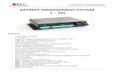 BATTERY MANAGEMENT SYSTEM 5 16S - REC · General Description of the BMS Unit: Battery management system ... Use silicon wires with cross section of 0.5 ... BATTERY MANAGEMENT SYSTEM