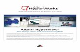 HW8 HyperView A4 - altairhyperworks.de · Take Charge of Your CAE Post-Processing Data ... of standard plots and tables, ... • Publishing session export: ...