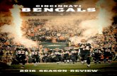 2016 SEASON REVIEW - National Football Leagueprod.static.bengals.clubs.nfl.com/.../2016/2016-bengals-review.pdf · 2016 SEASON REVIEW . 2016 STANDINGS ... 2016 STATISTICS AND OTHER