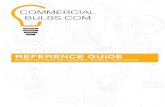 REFERENCE GUIDE - Commercial Bulbs · Both Incandescent and Halogen use tungsten filaments, ... Fluorescent lamps emit light through a process called ... • A ballast without yellow