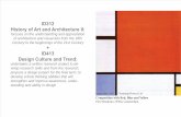ID312 History of Art and Architecture II: ID413 Design ... · History of Art and Architecture II: focuses on the understanding and appreciation of architecture and visual arts from