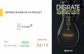 EXPRESS REVIEW OF ICO PROJECT - Digrate | Digital … · entrepreneurs in 2015. ... (the list of crypto funds will be officially published ... contract code for ICO and Pre-ICO is