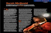 root salad 17 Sarah McQuaid · “A h, the DADGAD lady,” a friend responded when I told him that I was about to interview Sarah McQuaid. That open-strung guitar style …