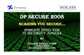 DP SECURE 2008 - Dataprep Holdings Bhd · DP SECURE 2008 SCARING YOU SECURE... INSIGHT INTO THE IT SECURITY JUNGLE ... BNM GPIS 1, HIPPA, Graham Leach Bliley …