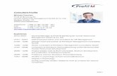 Consultant Profile - Profil M Wermelskirchen · Consultant Profile ... [Business-focused Inventory of Personality] (A personality questionnaire for use in human resources)