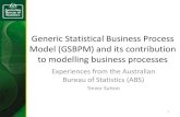 Generic Statistical Business Process Model (GSBPM ... - … · Generic Statistical Business Process Model (GSBPM) and its contribution to modelling business processes Experiences