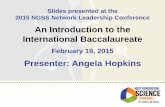 An Introduction to the International Baccalaureate introduction to the International Baccalaureate. ... comprising theory of knowledge (TOK), creativity, action, service (CAS) and