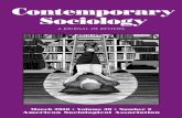 Contemporary Sociology - American Sociological … · Diana Crane 170 Ethan B ... 223 Karla A. Erickson The Hungry Cowboy: Service and Community in a Neighborhood ... Contemporary