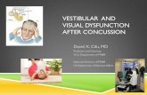 VESTIBULAR AND VISUAL DYSFUNCTION AFTER … AND VISUAL DYSFUNCTION AFTER CONCUSSION ... Calcium influx blocking oxygen preventing cellular respiration ... Versional - Disturbances