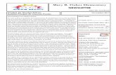 Mary R. Fisher Elementary NEWSLETTERmrfes.thompsonk12.org/wp-content/uploads/2017/11/MRFES-Fall-2017... · Mary R. Fisher Elementary NEWSLETTER ... Responsible and Safe" in all areas