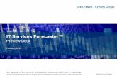 IT Services Forecaster - Everest Group Services Forecaster - C3Q... · Sources of exhibits herein are based on company reports and DeepDive ... Recent growth vs. history ... Cognizant