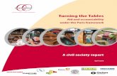 Turning the Tables - Eurodad€¦ · Turning the Tables : Aid and accountability under the Paris framework This is a joint NGO report written by the European Network on Debt and Development