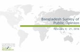 Bangladesh Survey of Public Opinion - Homepage | IRI ·  · 2017-07-13Bangladesh Survey of Public Opinion ... Fighting corruption Dealing with hartals Poverty reduction ... They