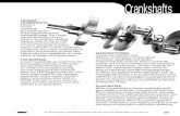 Crankshafts - Crower · For technical support call 619-661-6477 (7am to 5pm PST) • 24 hour fax: 619-661-6466 •  199 Crankshafts CROWER CRANKSHAFTS Choose a