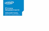 Proxy Statement - Intel Corporation - Investor Relationsintc.client.shareholder.com/intel-annual-report/2013...2014 PROXY STATEMENT HIGHLIGHTS EXECUTIVE COMPENSATION HIGHLIGHTS FOR