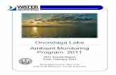 Onondaga Lake Ambient Monitoring Program: 2011static.ongov.net/.../2011AMP_FINAL_022013.pdf ·  · 2013-02-22Onondaga Lake Ambient Monitoring Program: 2011 ... management, and the