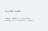 Interaction Design - LMU München - Medieninformatik 7 Prototyping UX.pdf · References (books)! Bill moggridge: designing interactions Publisher: The MIT Press; 1 edition (October
