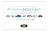 2011 U.S. INTELLECTUAL PROPERTY ENFORCEMENT COORDINATOR JOINT … ·  · 2017-04-07Voluntary Cooperation by Private Sector to Reduce Online Piracy and Counterfeiting ... 2011 U.S.
