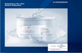 Solutions for the Dairy Industry the dairy industry, ... milk powder, yogurt, ice cream) 4. Filling, labeling, packing. CASSIDA Product Range – Dairy Industry 4 Overview of CASSIDA