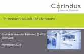 Precision Vascular Roboticss21.q4cdn.com/154318946/files/doc_presentations/2015/Corindus... · HEALTH CARE REFORM LEGISLATION IN THE UNITED STATES AND ... COMPETITION IN THE MEDICAL