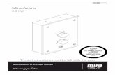 Mira Azora - National Shower Spares · 3 IMPORTANT SAFETY INFORMATION WARNING - This shower can deliver scalding temperatures if not operated, installed or maintained in accordance
