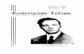 Volume XXXIII No. 4 Rosicrucian Forum - IAPSOP 1963 Volume XXXIII No. 4 Rosicrucian Forum A prívate publication for members of AMORC WILLIAM GORDON BAILEY, F. R. C. Inspector General