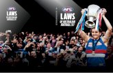 Laws of Australian Football 2017 - AFL Community Club · 4 Laws of Australian Football 2016 Laws of Australian Football 2017 5 22.6 FAILURE TO OBEY DIRECTION 73 22.7 SPECIAL CIRCUMSTANCES